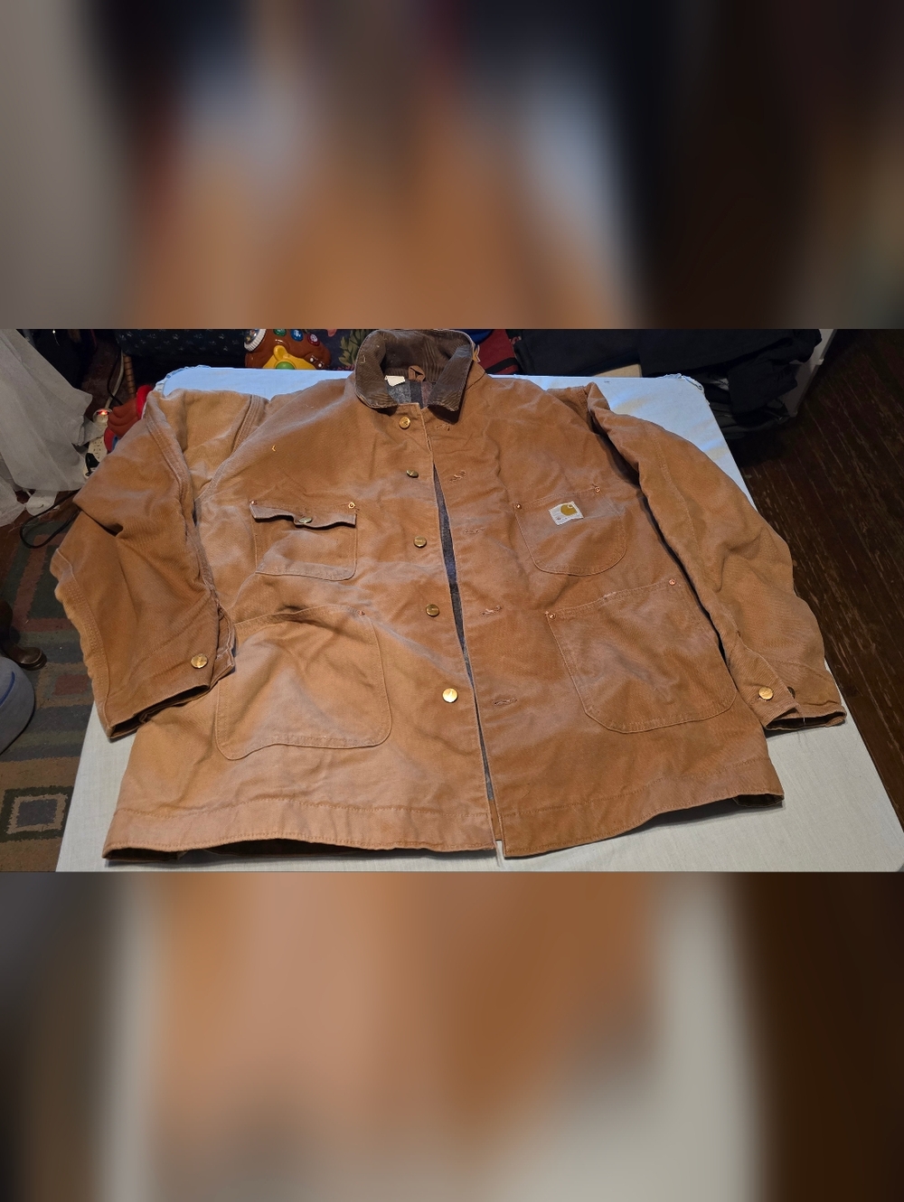 Vintage Carhartt Brown Duck Chore Jacket - Classic Workwear